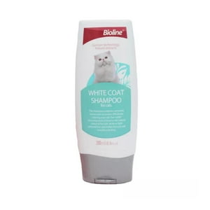 Bioline - Shampoo Para Gatos Con Pelaje Blanco 200Ml