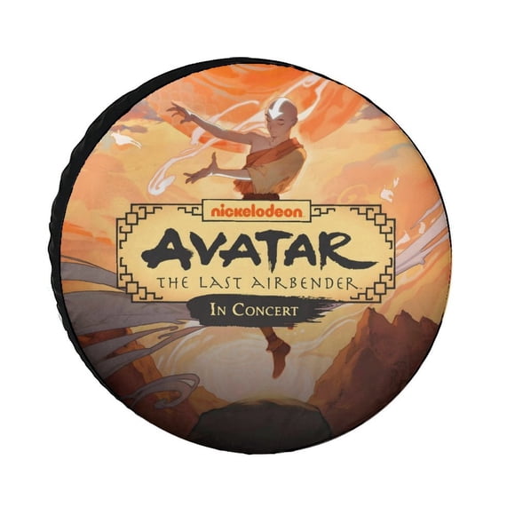 Avatar: La leyenda de Aang Funda para neumático de repuesto de tela Oxford - Tela Oxford 76CM