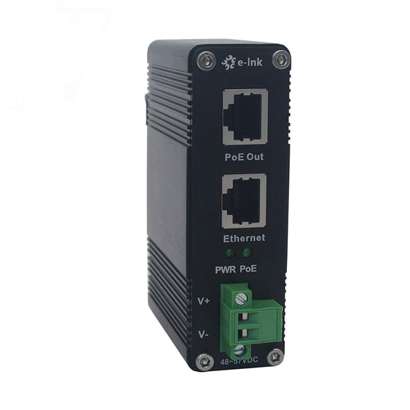 Inyector PoE E-link Industrial Gigabit PoE++ 48 V DC 95 W
