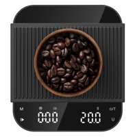 Báscula De Café Ultrean De 3 Kg/0,1 G Recargable Con Temporizador Lcd