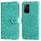 thumbnail image 1 of Funda tipo cartera FOXDOCK para OPPO A94 5G , diseño girasol en relieve, cuero PU, cierre magnético, soporte y tarjetero, 1 of 5