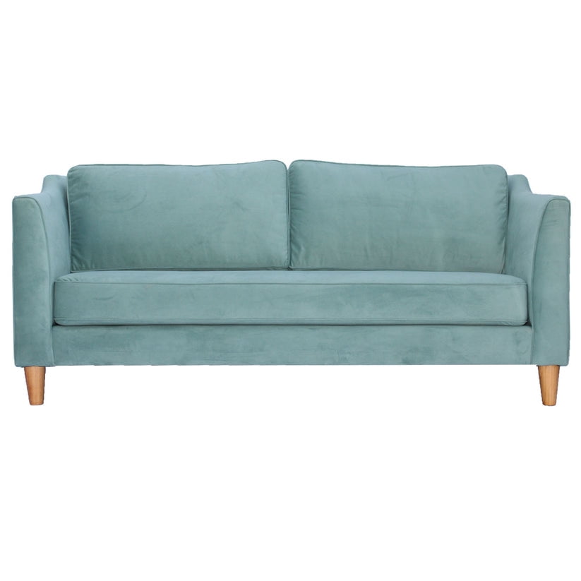 Barra Design - Sofá Oporto 3c Felpa Menta