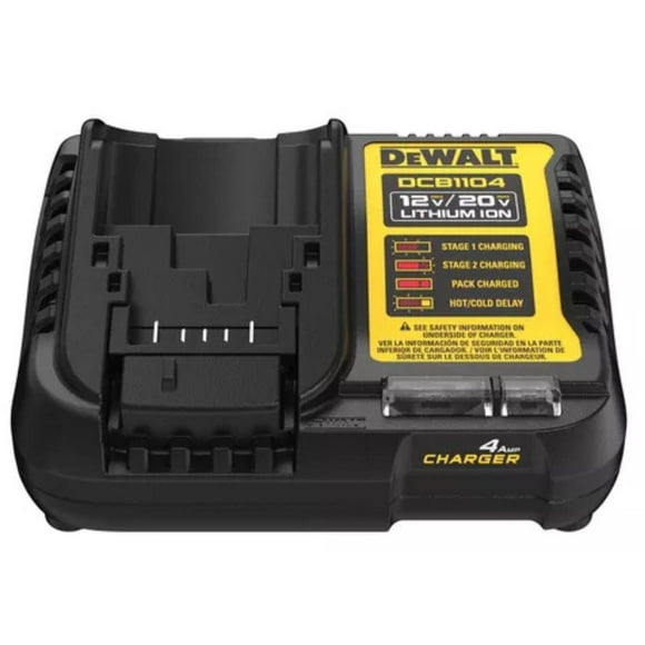 Cargador Rapido 4 Amps 20v-60v Flexvolt Dewalt Dcb1104-b2 amarillo
