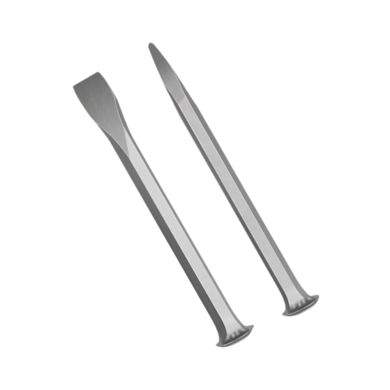 Ioensy - Cincel De Cemento De 2 Piezas, Cincel De Mampostería De Hormigón Para Acero Al Carbono Resistente A Rocas, 250Mm