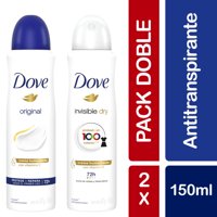 Desodorante En Aerosol Invisible Dry, Producto Surtido 2Un Dove