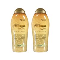 Exfoliante Corporal Ogx Smoothing + Coconut Coffee, 575 Ml, Paquete De 2