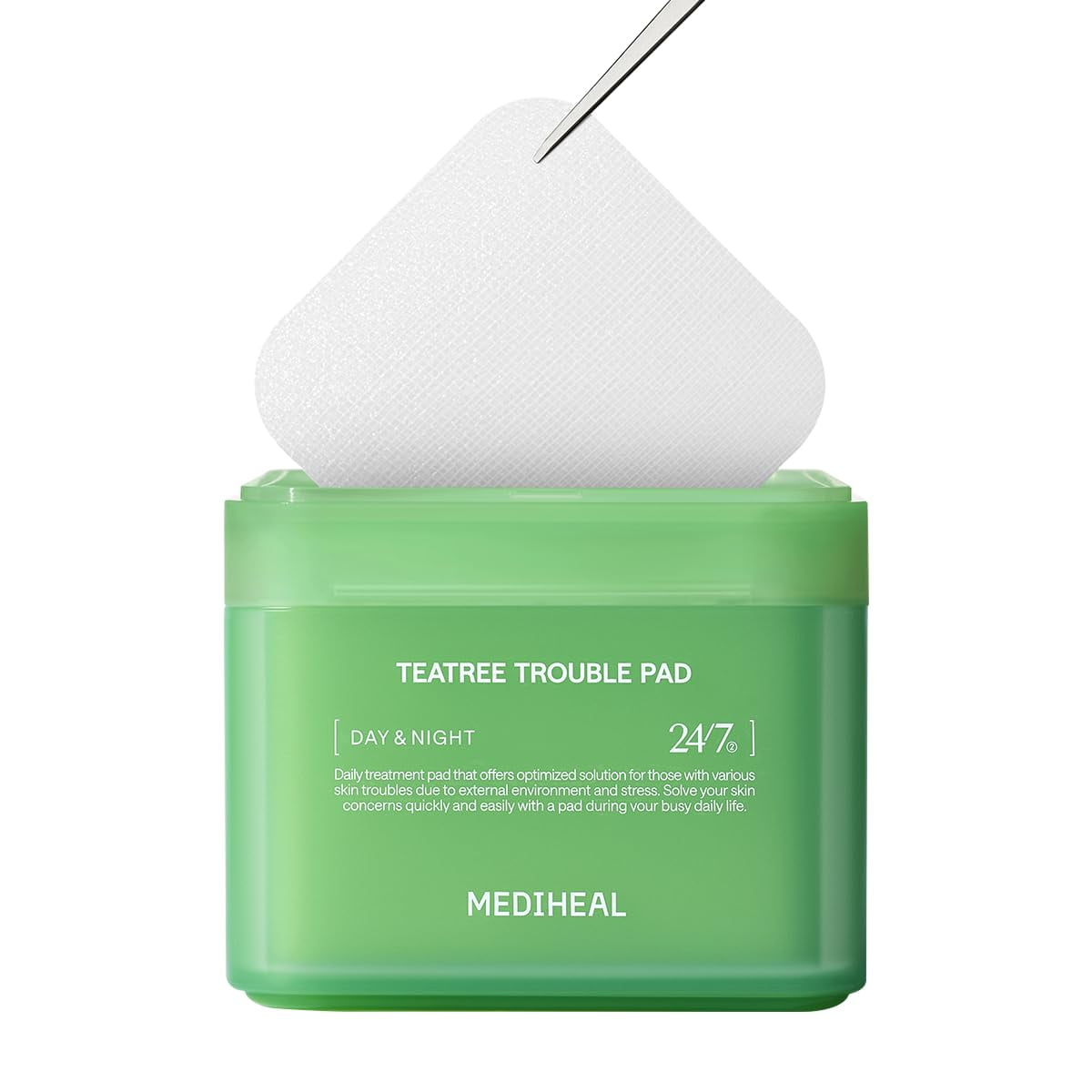 Almohadillas Tónicas Faciales Mediheal Teatree Trouble Con Árbol De Té, 100 Almohadillas