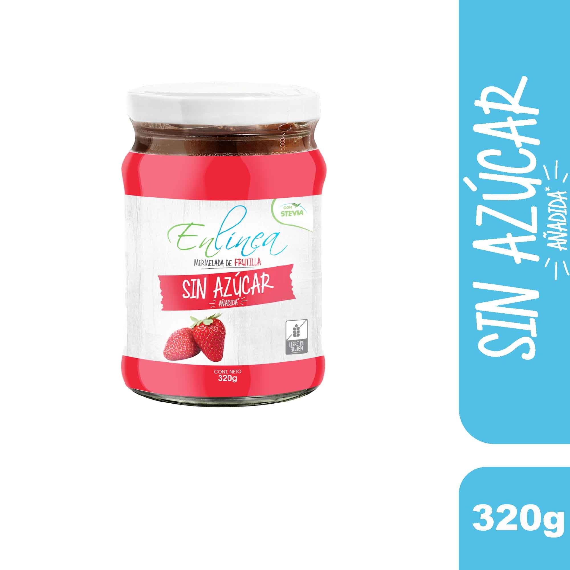 Mermelada Frutilla Sin Azúcar 320 g En Línea