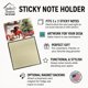 thumbnail image 3 of Dispensador recargable con soporte para notas adhesivas Dachshund Christmas, 3 of 7