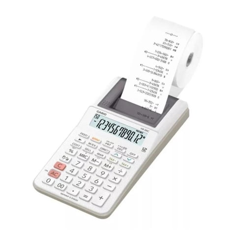 Casio - Calculadora De Impresion 10 Funciones Negro Hr-8Rc-We