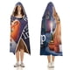 thumbnail image 3 of La Dama y el Vagabundo Manta Capa con Capucha Anti-Bolitas, Manta de Lana Ártica Suave, Manta Portátil de Felpa Ligera y Lujosa, Poncho para Siesta en Casa y Oficina, 100*130cm, 3 of 6