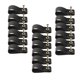 thumbnail image 3 of 18X Handmade Leather Suitcase Handle Drawer Cabinet Pullle Handle Black, 3 of 4