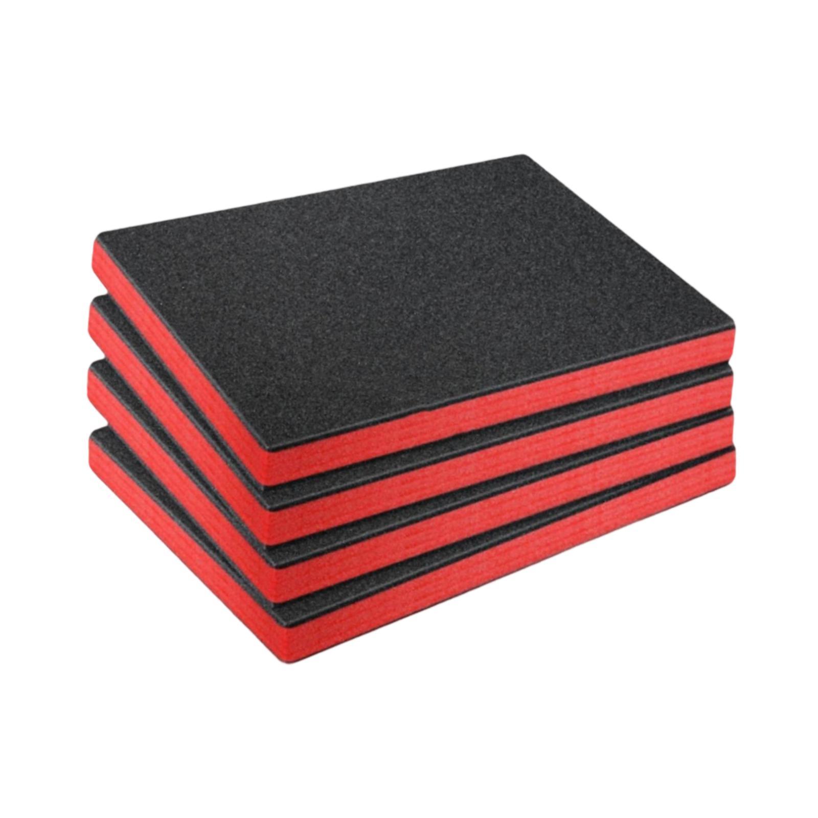 Magideal - Paquete De 4 Insertos De Espuma, Almohadilla Divisora Para Caja De Herramientas, Tapete De Inserción, Tapete Para Manualidades Hecho De Epe, Cortabl 45 Cm X 30 Cm X 38 Cm