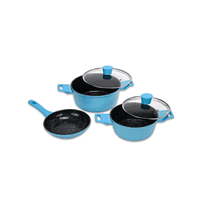 Kitchenware - Bateria 5 Piezas Aluminio Forjado Bristol Sky