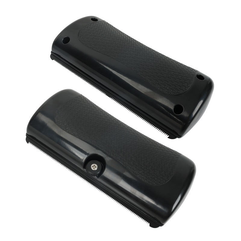 Xusx111 - Peine De Eliminación De Pelo Para Mascotas,cepillo De Cuidado Para Perros Y Gatos,herramienta De Eliminación De Pelo Larga Y Corta Para Mascotas (negro / 2 Piezas)