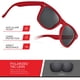 thumbnail image 3 of Gafas de sol Retro Rewind Classic Polarized Red para hombre y mujer, 3 of 6