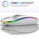 thumbnail image 3 of Neises Ratón Bluetooth LED Plateado, 3 of 3