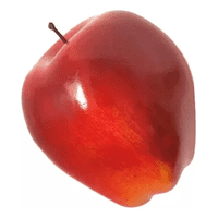 Genérico - Manzanas Artificiales Pack 5 Uds Decoración