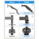 thumbnail image 3 of Soporte para doble monitor HUANUO Gas Spring 17-32 pulgadas VESA 75/100 mm, 3 of 8