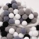 thumbnail image 1 of Bolas de Felpa Xiao Hua Serie Negra 60 Piezas 0.98 Pulgadas, 1 of 3