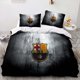 thumbnail image 1 of FC Barcelona Football Club Logo Fire Quilt Duvet Cover Set Bedding3-Piece Bedding Set, 1 of 5