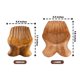 thumbnail image 2 of Cuenco Curawood de Madera con Manos, Natural, Tamaño Grande, 2 of 9