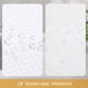 thumbnail image 5 of Juego de cortinas de ducha Craidlela 3 en 1 con forma de gofre blanco, 180 x 180 cm, 5 of 7