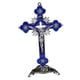 thumbnail image 5 of Crucifijo Cruz De Pared Jesucristo En La Cruz Estatua Decoración De Mesa Azul Oscuro, 5 of 5