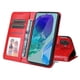 thumbnail image 5 of Funda tipo cartera FOXDOCK para Samsung Galaxy M55 5G , diseño girasol en relieve, cuero PU, cierre magnético, soporte y tarjetero, 5 of 5
