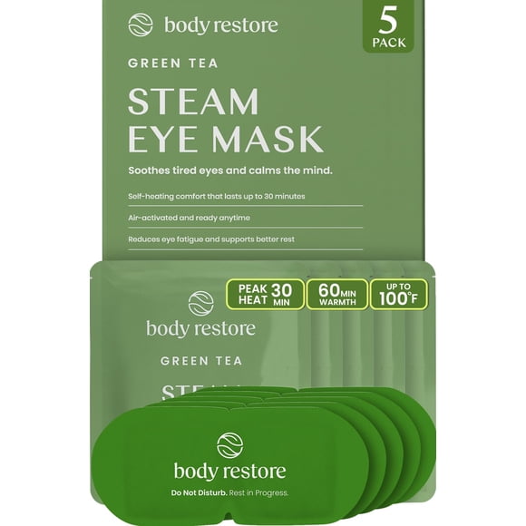 Mascarilla Ocular Body Restore Pack de 5 - Vapor de Té Verde