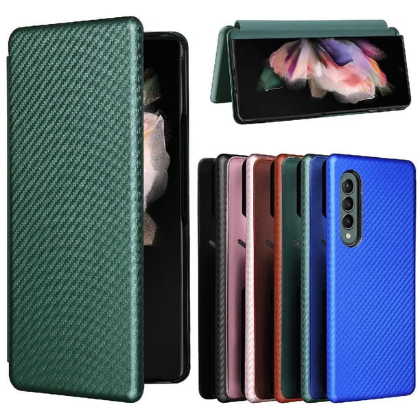 Funda Flip para FOXDOCK Samsung Galaxy Z Fold 3 - Funda magnética de negocios, funda protectora delgada
