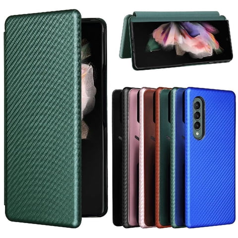 Funda Flip Para Foxdock Samsung Galaxy Z Fold 3 - Funda Magnética De Negocios, Funda Protectora Delgada