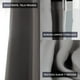 thumbnail image 4 of Pack Cortina De Tela Blackout + Velo 140x220 Gris, 4 of 8