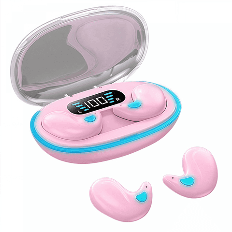 Aaronmei Auriculares Bluetooth Tws X55 Rosa