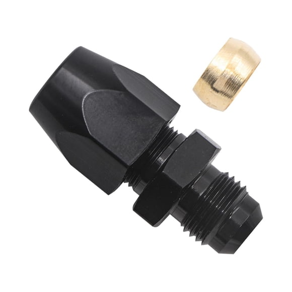 Adaptador de combustible Adaptador de tubo de combustible Hardline 6 AN a 3/8 pulgadas con accesorios de tubería de inserción de latón para suministro