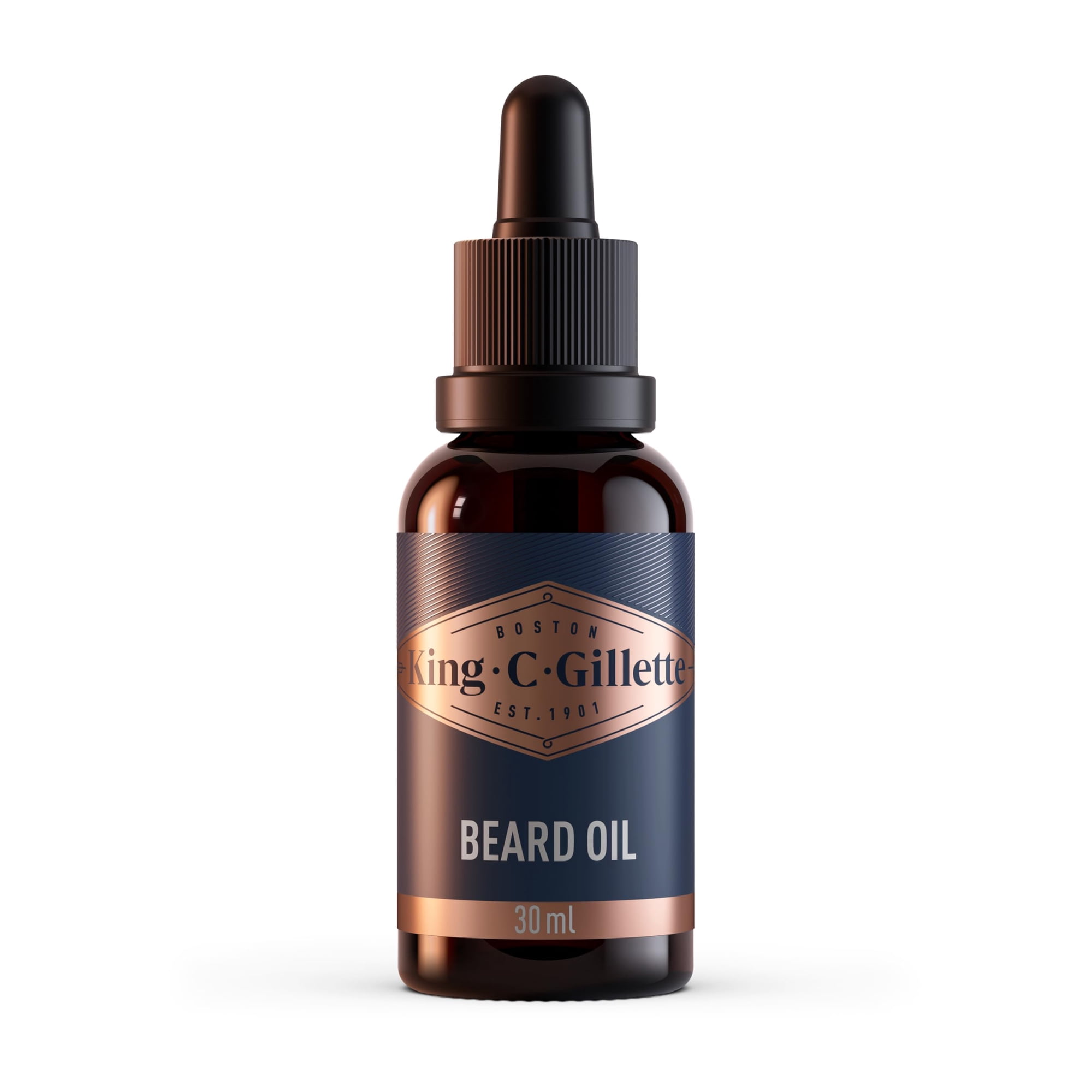 Aceite Para Barba King C. Gillette De Argán, Jojoba Y Aguacate, 30 Ml, Para Hombre