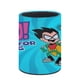 thumbnail image 3 of Los Jóvenes Titanes en Acción-theme Cylinder Pen Holder Pencil Organizer with Flannel Lining PVC Leather Material Cardboard Base for study work 10*8CM, 3 of 6