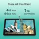 thumbnail image 3 of Tablet DigiLand 10.1\" Android 14 con 10 GB de RAM y 64 GB de almacenamiento, 3 of 8