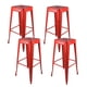 thumbnail image 1 of Pack 4 Taburetes Pisos Metal Tolix para Comedor Bar LF5-03H - rojo, 1 of 6