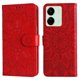 thumbnail image 5 of Funda tipo cartera FOXDOCK para Xiaomi Redmi 13C 4G , diseño girasol en relieve, cuero PU, cierre magnético, soporte y tarjetero, 5 of 5