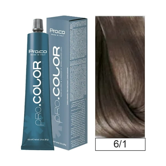 Tintura Permanente Pro.color 6/1 100ml + Oxidante