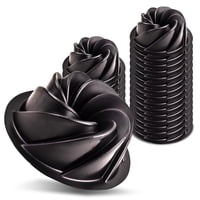 Molde Para Hornear O'Creme Mini Swirl Antiadherente, Paquete De 25