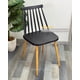 thumbnail image 2 of Pack 2 Sillas de Comedor Resistentes Royal - Negro, 2 of 3