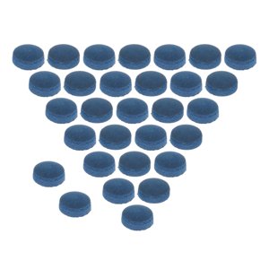 Magideal - 30X Puntas Para Tacos De Billar, Cabezales De Reparación De Alta Dureza, Puntas Duraderas Para Saltos, Puntas Para Tacos De Billar Para Club, Sala De 13Mm