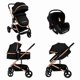 thumbnail image 2 of Coche Travel System color Oro y Negro Pikaboo, 2 of 6