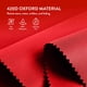 thumbnail image 5 of Contenedor ZOBER Oxford para guardar coronas navideñas, 30 cm, rojo, paquete de 2, 5 of 7