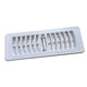 thumbnail image 2 of Deflector De Ventilación De Piso, Rejilla De Ventilación De Aire De Escape Blanca Para Baño, Hogar, Cocina, 3 Pulgadas X 10 Pulgadas, 2 of 3
