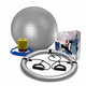 thumbnail image 1 of Set Balón Yoga Pilates 65 cm con Aro y Bandas de Resistencia, 1 of 3