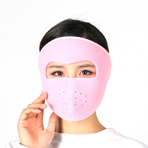 Mascarilla facial, gorra de invierno para motocicleta, a prueba de viento, máscara de media cara para hombres y mujeres