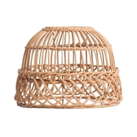 Ioensy - Cubierta De Luz De Araña Retro De Tejido De Ratán Rústico Para Mesa De Comedor De Casa Hogar Amarillo